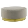 Pouf Emmy 70Ø Khaki Velvet