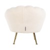 Chaise enfant Charly White teddy / Gold