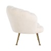 Chaise enfant Charly White teddy / Gold