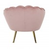 Chaise enfant Charly Pink velvet / gold