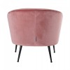 Fauteuil Inova Blush Velvet / black