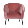 Fauteuil Inova Blush Velvet / black