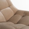 Fauteuil Chaise pivotante Richelle Sand Velvet