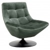 Fauteuil pivotante Richelle Jade Velvet