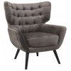 Fauteuil Emily Stone velvet