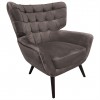 Fauteuil Emily Stone velvet