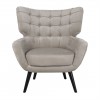 Fauteuil Emily Khaki velvet