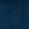Canapé Waylon Navy velours + nervuré