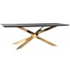 Table à manger gold design Blackbone Matrix gold