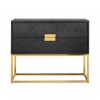 Commode Blackbone gold avec 2-tiroirs