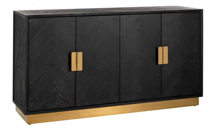 Dressoir Bahut Blackbone gold 4-portes