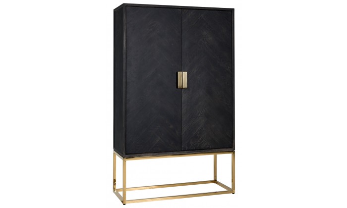 Bar Armoire murale Présentoir Blackbone gold 2-portes