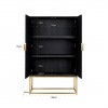 Bar Armoire murale Présentoir Blackbone gold 2-portes