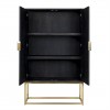 Bar Armoire murale Présentoir Blackbone gold 2-portes