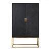 Bar Armoire murale Présentoir Blackbone gold 2-portes