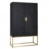 Bar Armoire murale Présentoir Blackbone gold 2-portes