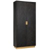 Bar Armoire Présentoir Blackbone gold 2-portes (haut)