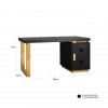 Desk Bureau Blackbone gold 1-porte