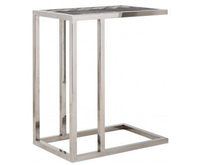 Table d'appoint Blackbone silver