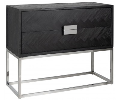 Commode Blackbone silver 2-tiroirs