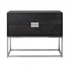 Commode Blackbone silver 2-tiroirs