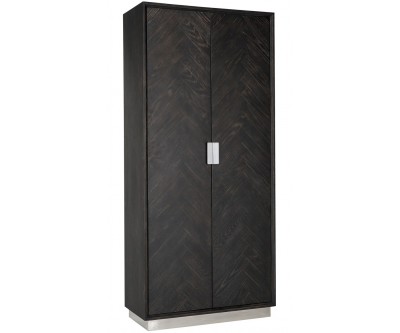 Bar Armoire Présentoir Blackbone silver 2-portes haut