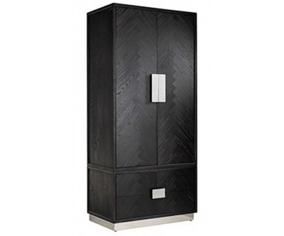 Bar Armoire Blackbone silver 2-portes 2-tiroirs