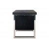 Bureau Desk Blackbone silver 1-porte