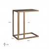 Table d'appoint Blackbone Brass