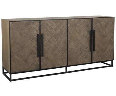  Dressoir Buffet Bahut Herringbone 4-portes Richmond Interiors Herringbone Dressoir 180 cm