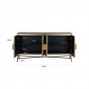 Dressoir Buffet Bahut Ironville 4-portes