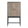 Armoire de bar Bloomingville 2-portes, Bar Cabinet Bloomingville with 2-doors shagreen