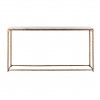 Richmond Interiors Console Steel Smith brass