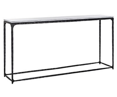 Richmond Interiors Console Steel Smith black