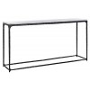 Richmond Interiors Console Steel Smith black