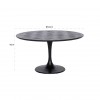 Richmond Interiors  Eettafel Ø140 Table à manger large design dîner Dining table  Dining table Blax round Ø140