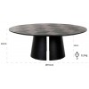 Coffee table  Richmond Interiors Salontafel Table de salon Table de salon round Blax 110Ø Rond