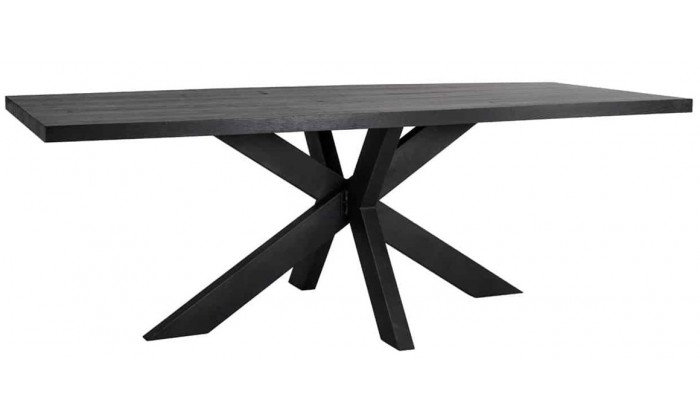 Table à manger galaxy caractéristique robuste et chic top+ leg Oakura Eettafel 200 cm