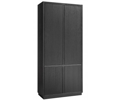 Bibliothèque Vitrine Etagères Présentoir Richmond Interiors  Cabinet Oakura 2x2-portes 100cm