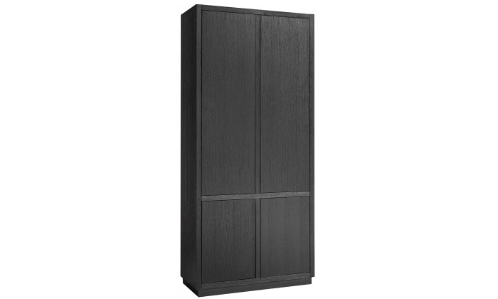 Bibliothèque Vitrine Etagères Présentoir Richmond Interiors  Cabinet Oakura 2x2-portes 100cm