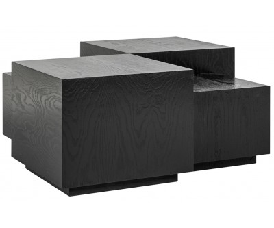 Coffee table Richmond Interiors Table de salon Quatro set/4 Salontafel Blok Rechthoek coffe