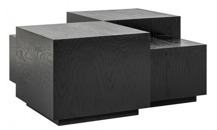 Coffee table Richmond Interiors Table de salon Quatro set/4 Salontafel Blok Rechthoek coffe