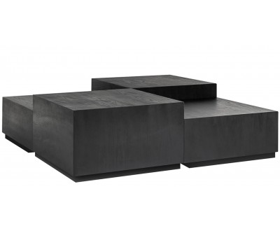 Coffee table Richmond Interiors Table de salon Tetrad set/4 Salontafel Blok Rechthoek oakura