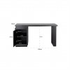 Desk Bureau 2-tiriors Richmond Interiors  Oakura 1-porte Bureautafel