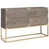  Dressoir Buffet Bahut Richmond Interiors Sideboard  Calesta 4 tiroirs