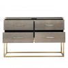  Dressoir Buffet Bahut Richmond Interiors Sideboard  Calesta 4 tiroirs