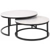 Coffee table Table de salon Lexington set de 2 Ronde Salontafel Set 