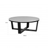 Richmond Interiors Coffee table Table de salon Lexington 90Ø Salontafel 