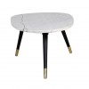 Coffee table Table de salon Lexington white oval Ronde Salontafel Set 