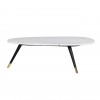 Coffee table Table de salon Lexington white oval Ronde Salontafel Set 